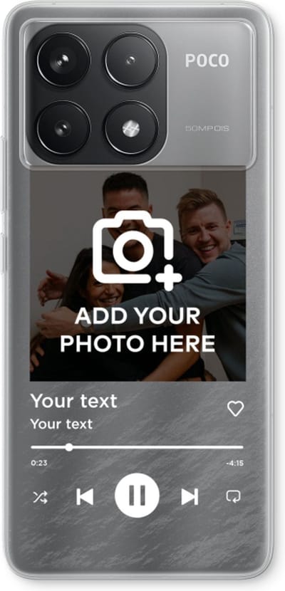 Gepersonaliseerd - Case Company® - Hoesje geschikt voor Xiaomi Poco F6 Pro hoesje - Music Player - Soft Cover Telefoonhoesje - Bescherming aan alle Kanten en Schermrand