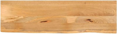 Massief Houten Tafelblad met Natuurlijke Rand 120x40x2.5cm Mango Hout