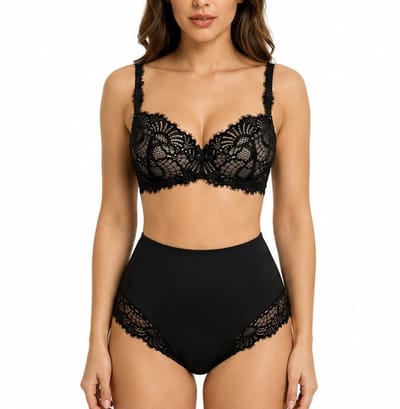 MILENKA - kanten BH - uitneembare push-up - magnolia lace - maat 75D