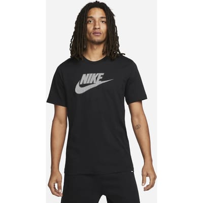 Nike Sportswear hybride T-shirt voor heren in zwart