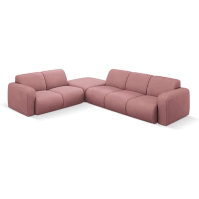 Hoekbank Lola links met hocker | Windsor & Co