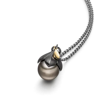 Luna-Pearls - 216.0802 - Ketting - 925/-Zilver met Akoya gekweekte parel