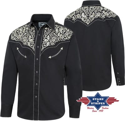 Heren Western Blouse HENRY Stars&Stripes maat S