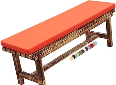 Bankkussen Outdoor - Tuinkussen Stoelkussen - Buiten Zitten - Waterdichte Oxford Stof - 160x45x5cm - Grijs