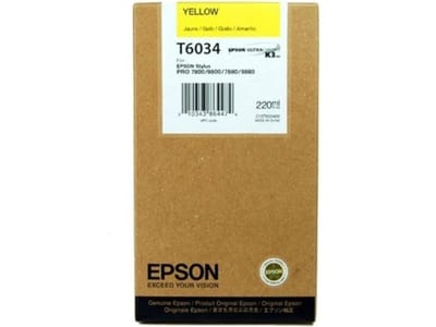 Epson T6034 inktcartridge geel hoge capaciteit (origineel)