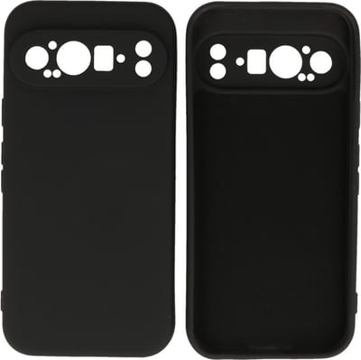 Hoesje Geschikt voor de Google Pixel 9 Pro XL - Fashion Backcover Hoesje - Colorful Telefoonhoesje - Zwart