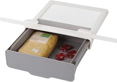 Famanu – Onder plank lade keukenkast organizer - ruimtebesparend - duurzaam materiaal - geschikt voor bestek - keukengerei en kleine accessoires