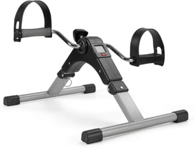 Mini Hometrainer - Pedaaltrainer Beenfiets - Spierversterking Thuis - Opvouwbaar Ontwerp - 36x48x24cm - Zwart