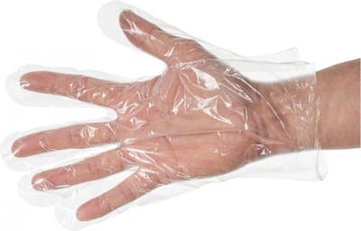 200 Stuks Plastic Wegwerp Handschoenen Voordeelverpakking - Wegwerp - Transparante plastic wegwerphandschoenen - 2WINS