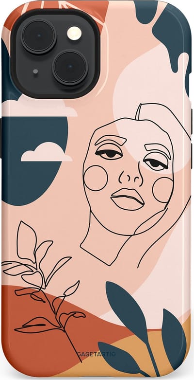 Casetastic Hoesje Geschikt voor Apple iPhone 15 Magsafe - Stijlvolle Beschermende Duo-layer Case - Zachte contour