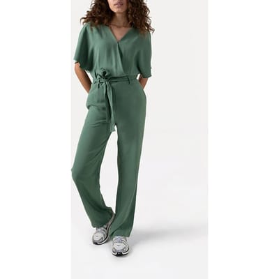 Another Label Nena Jumpsuit Duck Green Maat: XS | Jumpsuits Outlet | Dames | Groen