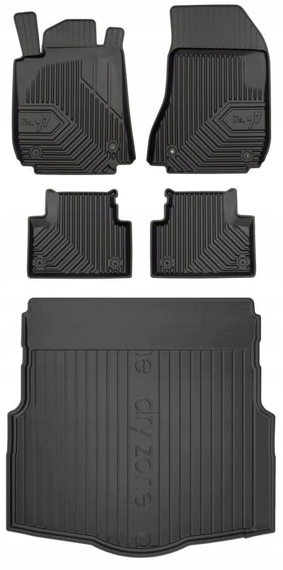 FROGUM Line 77 – Automatten & Kofferbakmat voor Alfa Romeo 159 Kombi (2005–2011) – Inclusief Reservewiel – Perfecte Pasvorm – Geurloos TPE