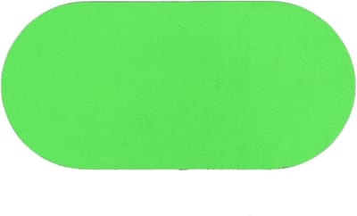 Ovaal - Groen 90 x 190 mm Anti-slip-vloersticker