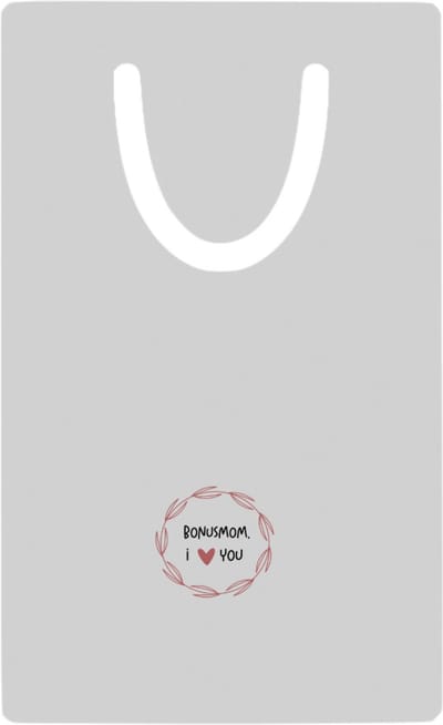 Hacebo® - bonusmom I love you metalen boekenlegger- Mama - de liefste bonusmoeder - Moeder cadeautjes - moederdag - verjaardagscadeau - verjaardag - cadeau - geschenk - kado - gift - moeder artikelen Bladwijzer boekenleggers - 7.6 cm x 5cm