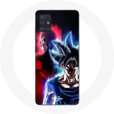 Samsung Galaxy A51 Hoesje Manga Dragon Ball Goku Zwart zwart