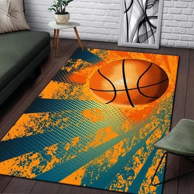 Basketbal Bedrukt Tapijt Woonkamer Decor Sofa Tafel Kleed Lounge Mat Keukenmatten voor Vloer Antislip Stoelkussen Groot Kleed 40x60cm