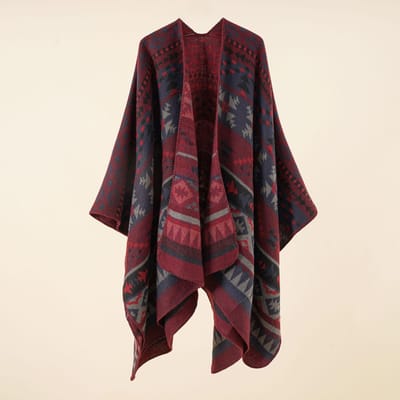 Ponchos en imitation cachemire de luxe pour femmes, écharpes, châles, étoles et couvertures épaisses en pashmina d'hiver black