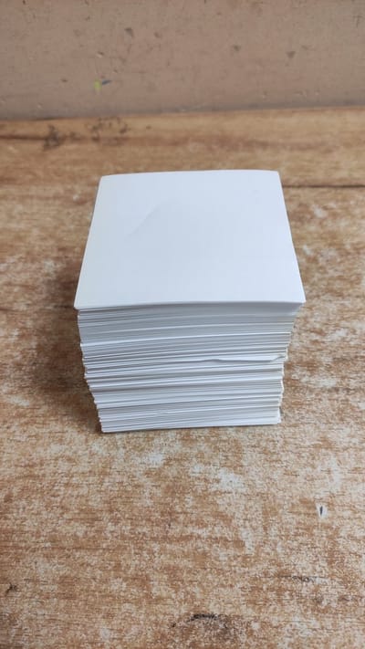 D.Rect Witte niet-klevende pads 90x90x90mm