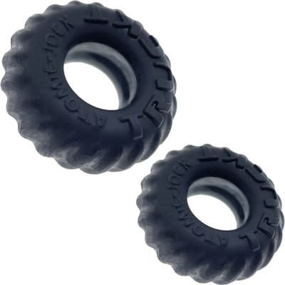 Oxballs - Truckt - Cockring - 2 stuks - Night Edition - Mat Zwart