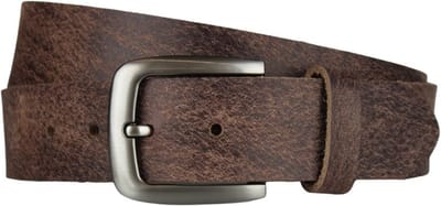 Fana Belts leren riem grote maat bruin - Taillemaat 130 - Dames/Heren riemen - Stoere Riem - Jeans riem - XL riemen