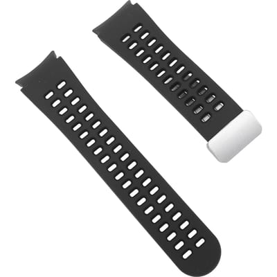 Bracelet de Montre pour Galaxy Watch 6 5 Silicone Magnétique Doux Respirant Bracelet de Rechange pour Hommes black