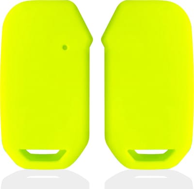 Autosleutel Hoesje geschikt voor Kia - SleutelCover - Silicone Autosleutel Cover - Sleutelhoesje Lime groen