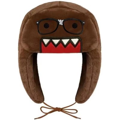 Modieuze Winter Warme Meerkleurige Muts Leuke Wintermuts Heren Wintermuts Dames Wintermuts cartoon Oorklep Muts & Muts met Oorklep One Size black