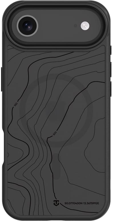 Tactical iPhone Air MagForce Hyperstealth Sika Cover – Hoesje met Losse Klikbare Knoppen – Asphalt