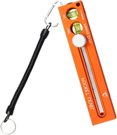Markering Liniaal - Meetinstrument Scriber - Timmerwerk Meten - Magnetische Strip - 18.5 cm - Aluminium