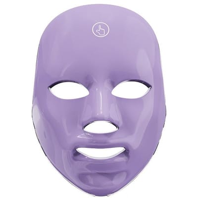 Schoonheidsmasker, Kleurrijk LED Gezichtsmasker Schoonheidsinstrument, Huishoudelijk Foton Verjongingsinstrument Introducer donker violette kleur