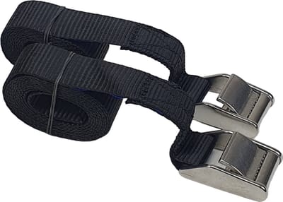 *** 2 stuks Sjorbanden - Spanbanden - 3m - Klemgesp - Aanhanger - Koffer - Spullen vast maken - van Heble® ***