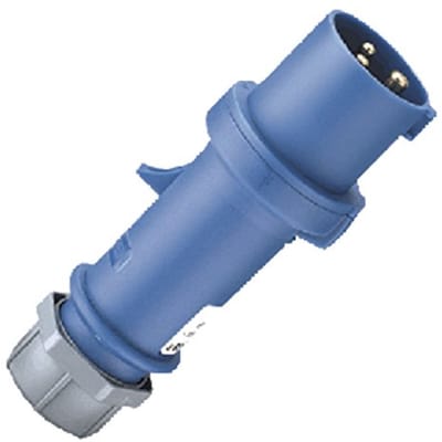Veiligheidsstekker - Stekker Adapter - Elektrische Aansluiting - Schroefloos Ontwerp - 16 A 230 V - Blauw