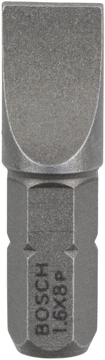Bosch - Bit extra-hard S 1,6x8,0, 25 mm