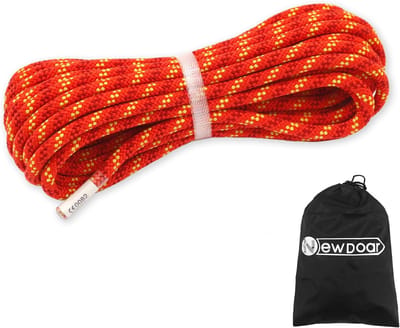 Klimtouw - Veiligheidstouw - Outdoor Activiteiten - UIAA-gecertificeerd - 8mm 14KN - Oranje