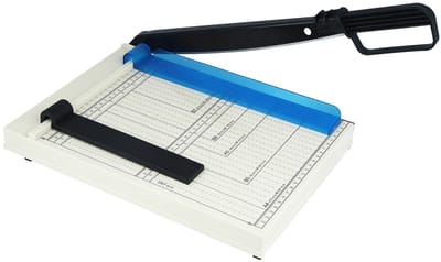 Velori Papiersnijder A4 - Guillotine Papiersnijmachine - Hefboomsnijder voor Papier en Foto's - Snijcapaciteit 15 Vellen - Geschikt voor A4 A5 B5 B6 B7