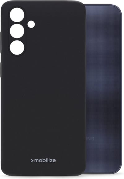 Mobilize Rubber Gelly Case - Geschikt voor Samsung Galaxy A06 4G - Matt Black