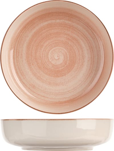 Cosy & Trendy Diep Bord Baltic Peach - Ø 18 cm Aardewerk - Vaatwasser- & Magnetronbestendig