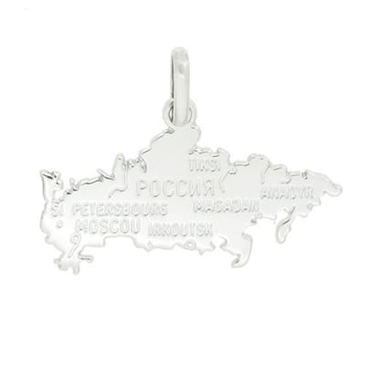 Blinx Jewels Zilveren Hanger Rusland