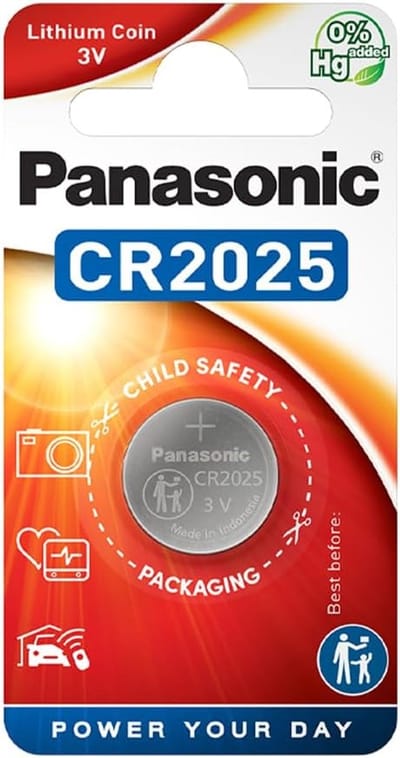 Lithium Knoopcel Batterij - CR2025 Batterij - Apparaten Voeden - Betrouwbare Energiebron - 20mm Diameter