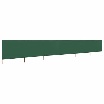 vidaXL - Windscherm - 6-panelen - 800x80 - cm - stof - groen