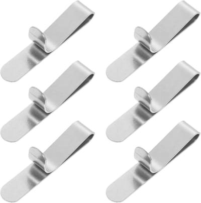 6-delige Mousse Cake Ringen met Bevestigingsclips - Perfect voor Taartdecoraties en Bakaccessoires