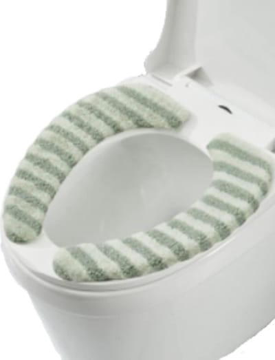 Toiletbrilhoes Zacht - WC Bril Kussen - Comfortabel Zitten - Anti-slip Magische Tape - Universeel - Groen