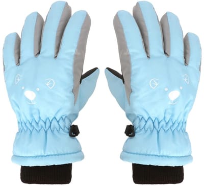 Dailygoody - Kinder Ski Handschoenen - Waterdicht en Winddicht - Rood of Blauw - Ondersteunt Skiën en Snowboarden - Geschikt voor 3-6 jaar - Luxe Kwal