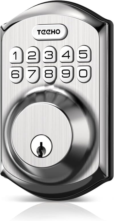 Keyless Toegangslot met Toetsenbord - Slimme Deadbolt voor Voordeur - Eenvoudige Installatie - Veilig en Duurzaam