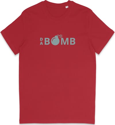 Grappig T Shirt Heren - Ik Ben De Bom - Rood - XS