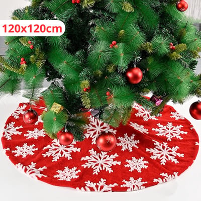 Nivard Kerstboomkleed - Kerstboom Mand - Kerstboomrok Voor Kunstboom - Kerstboomrok - Kerstboomring - Kerstrok - Kerstboomdeken - Kerstkleed - Rond 100cm