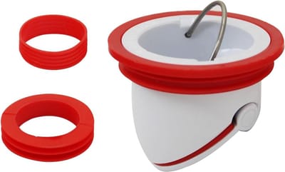Inovra Plus - Vloerafvoerkern met geurstopper en anti-verstopping voor badkamer en douchecabine - Knaagdieren en insectenbestendige klep - Magnetische zeef - Kunststof vloerafvoerput (40-48mm) - Eenvoudige installatie.