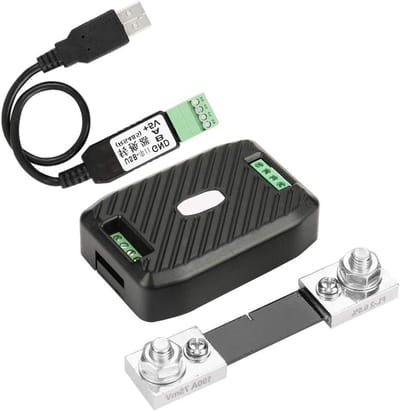 Stroomverbruik Meter - Energie Monitor - Energie Meten - Aanpasbare Alarmen - Tot 300A - Zwart