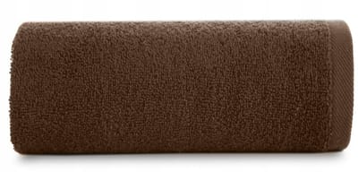 Zachte Katoenen Badhanddoek 50x100cm - Effen Bruin
