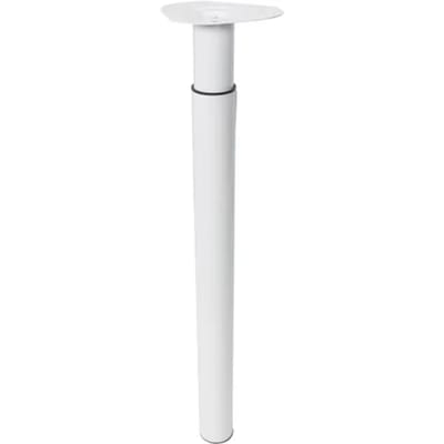Duraline Meubelpoot Verstelbaar Staal 5,6x70-110cm Wit